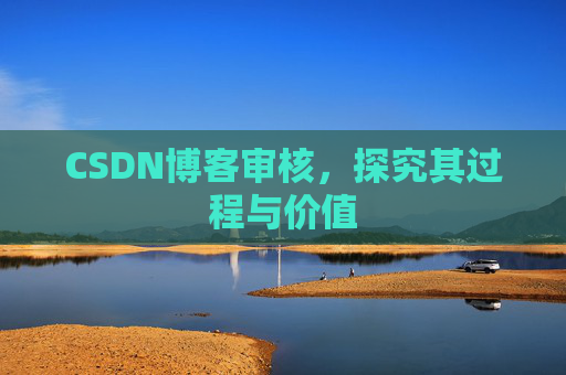 CSDN博客审核，探究其过程与价值